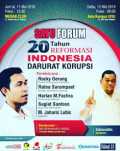 Indonesia Darurat Korupsi, Tokoh Nasional Gelar Diskusi Round Table Satu Forum