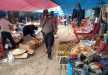 Polres Rohil Terapkan Prokes di Pasar Ujung Tanjung