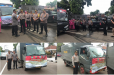 21 Truck Bantuan, Hasil Pengalangan Ibu-Ibu Petinggi TNI, Polri Dan Mendagri, Disalurkan