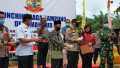 Launching Program Jaga Kampung, Kapolres Pelalawan dan Wakil Bupati Lepas 200 ekor Burung Merpati