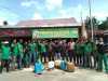 Bantu Pemerintah Cegah Covid-19, RMB-LHMR Siak Hujani Dusun Merbau Dengan Hypo Disinfektan